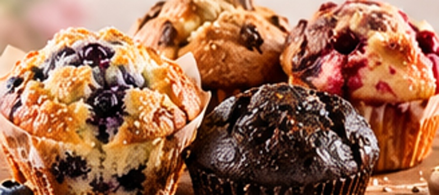 Assorted premium muffins